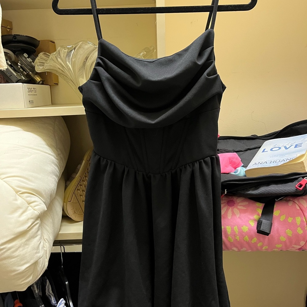 Mini Black corset Dress